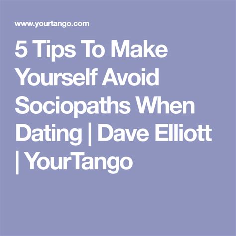 how to avoid dating sociopaths